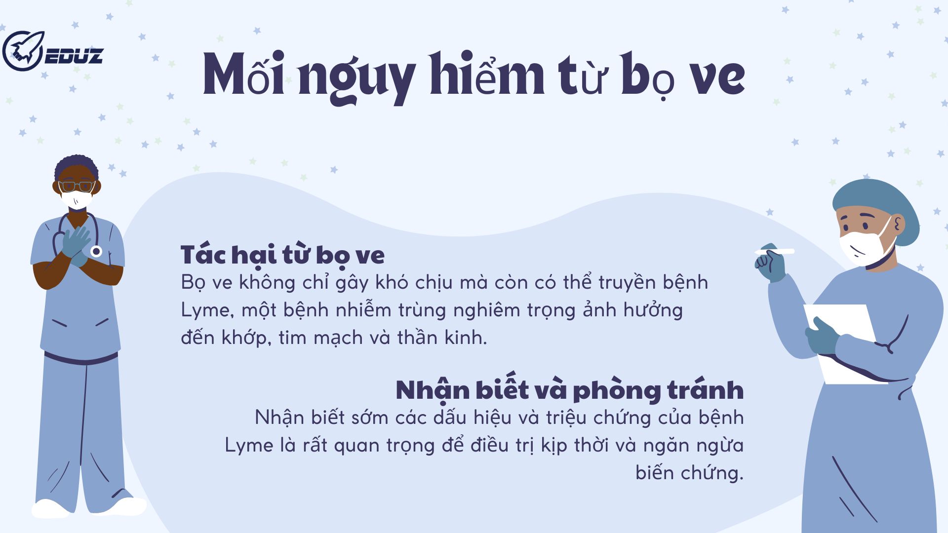 1. Mối nguy hiểm từ bọ ve
